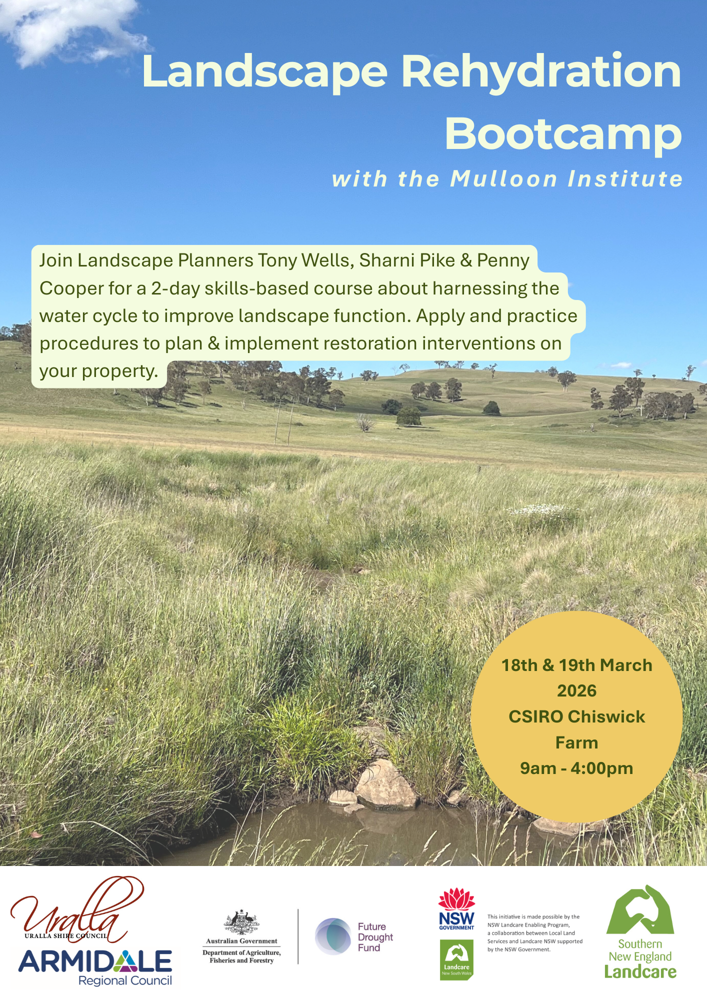Mulloon Bootcamp Flyer