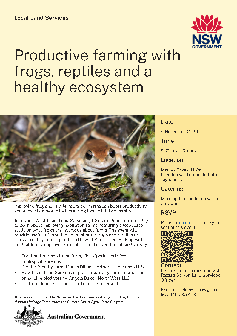 Productive farming with frogs reptiles and a healthy ecosystem flyer FINAL
