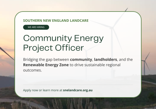 We are hiring! Community Energy Project Officer
