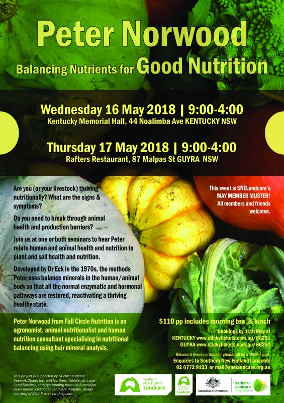 Peter Norwood Balancing Nutrients for Good Nutrition | Southern New England  Landcare